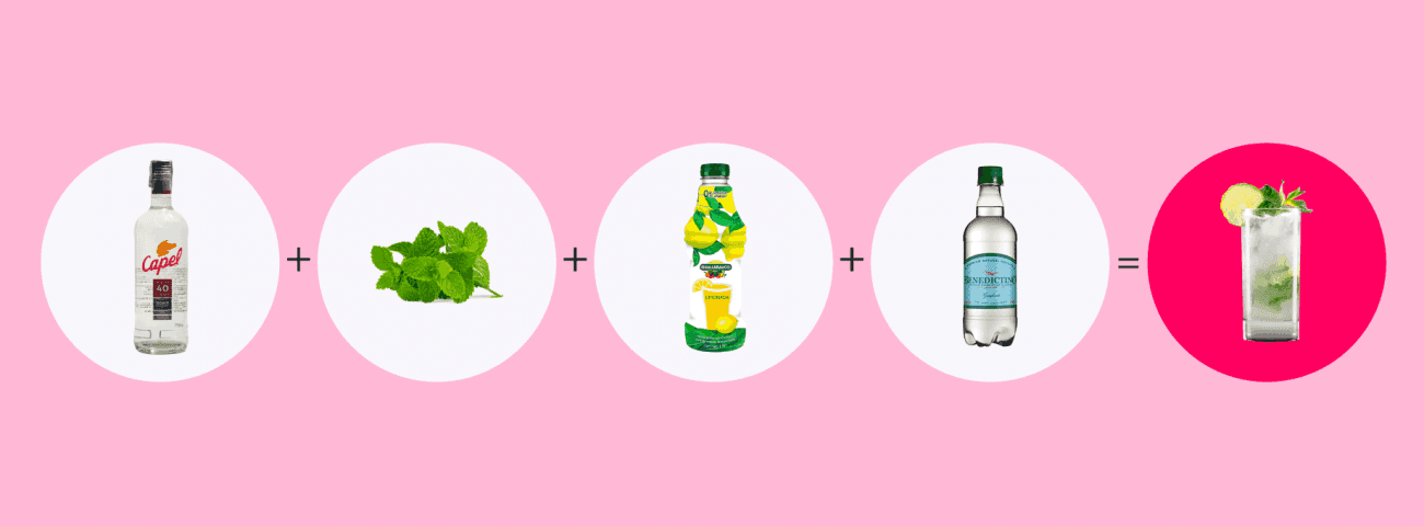 Coca-Cola ingredients for a cocktail that you can buy online in a DTC ecommerce operation