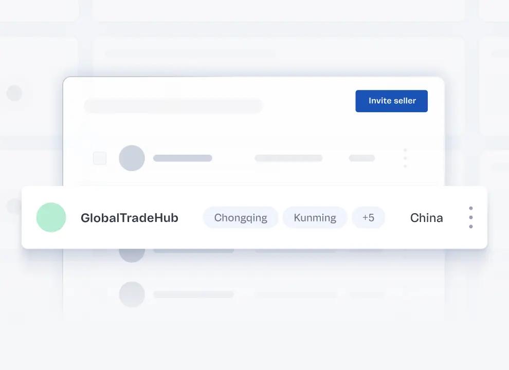 Global trade hub invite seller
