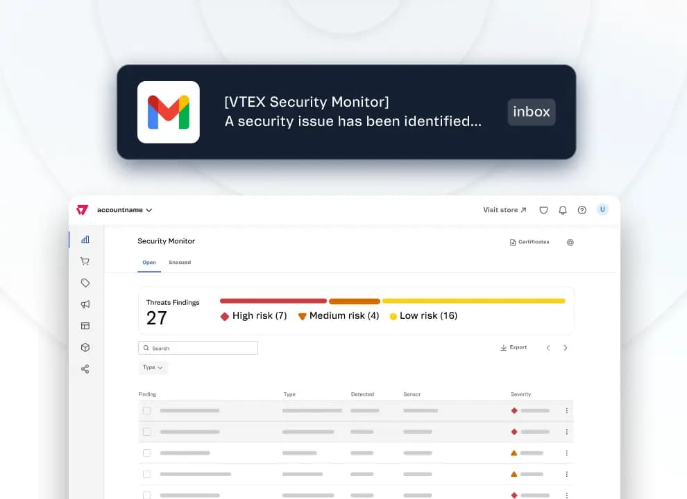 Monitore ameaças