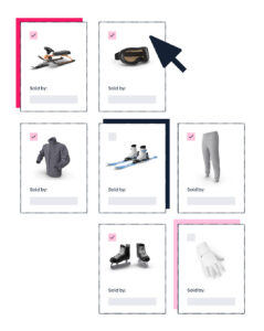 Illustration of how product selection works