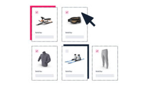 Illustration of how product selection works