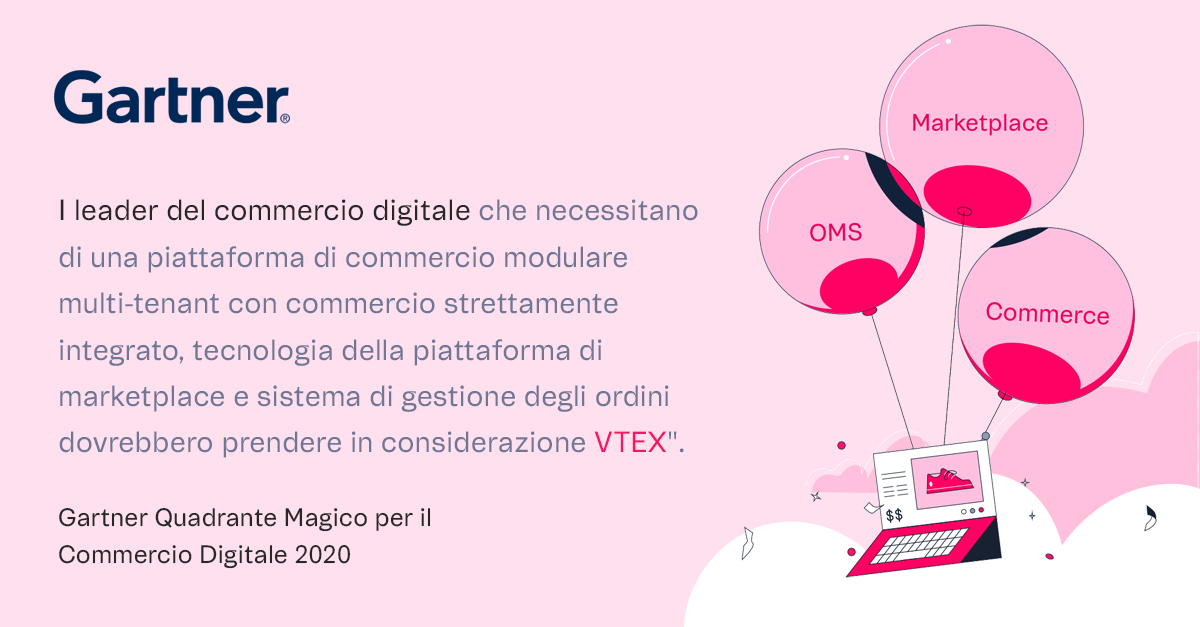 VTEX nominata Società Visionaria nel Magic Quadrant for Digital
