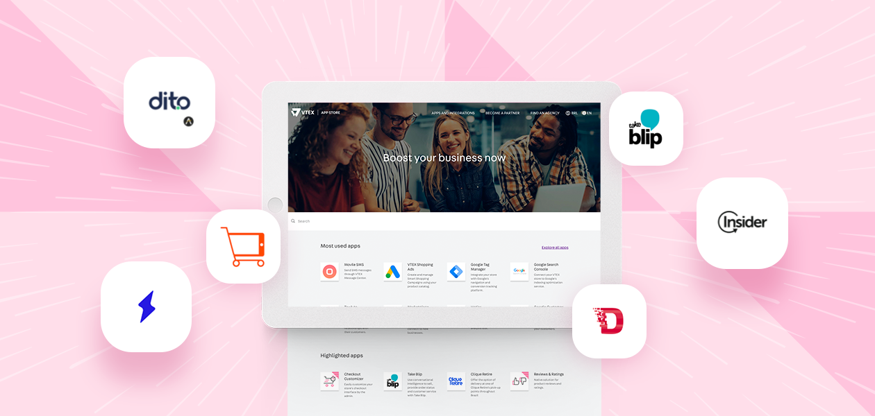 VTEX App Store: com apenas um clique, conectamos soluções de parceiros e possibilitamos a escalada de negócios digitais