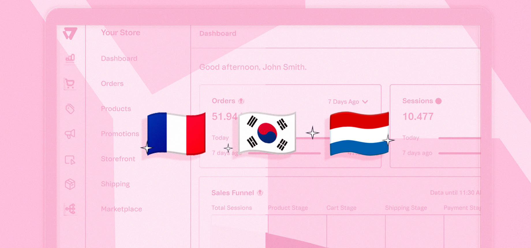 Hoi, salut, 안녕하세요! La piattaforma VTEX è ora disponibile in olandese, francese e coreano